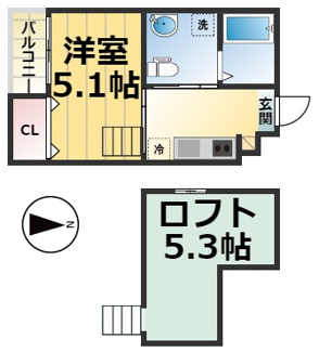 【間取り】 | K'ｓハイツ