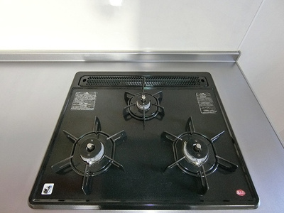 【キッチン】 | ドムール江古田 | ガスコンロ※2017年12月撮影