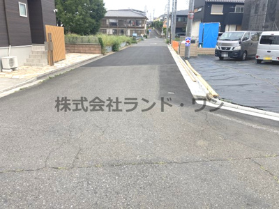 【前面道路含む現地写真】 | 所沢市上新井2丁目　全7区画　3区画