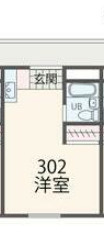 間取図　３０２号室