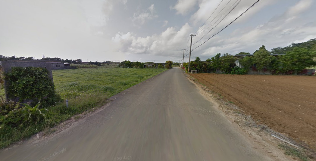 宮古島市平良東仲宗根添売地の前面道路含む現地写真