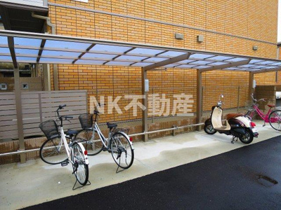 【その他共用部分】 | アルファ（吉田賃貸） | 駐輪場です