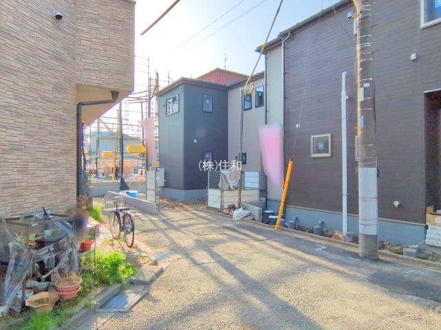 【新築分譲住宅】川越市仙波町第３の前面道路含む現地写真