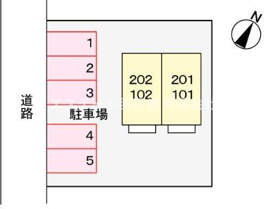 グリーンコートの区画図