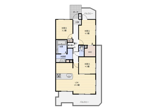 【間取り】 | グラン・パレ大倉山ウエストタワー | ◆ペットと暮らせるマンション物件♪◆