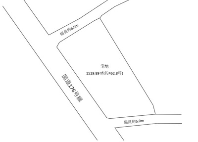 【区画図】 | 柏原町南多田貸地