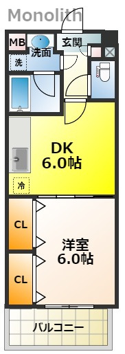 フォンティーヌの間取り