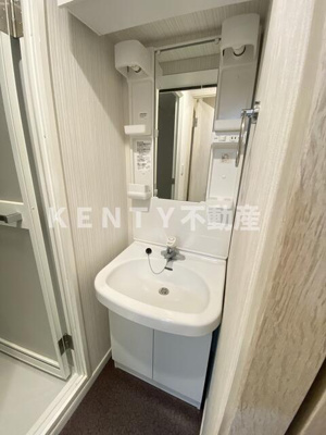 【洗面所】 | 池上台コーポ | 脱衣スペースもあります