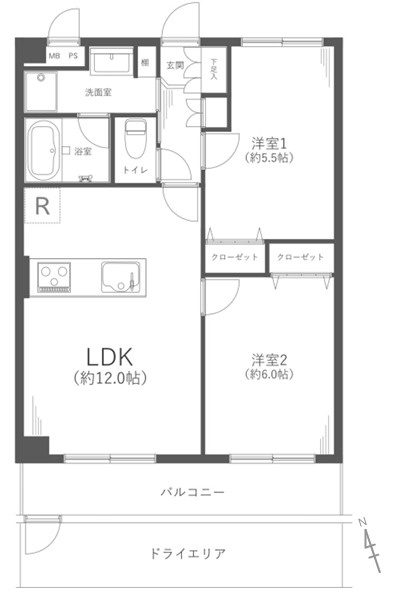 ◆リフォーム済み◆戸塚町 中古マンション 1099万円の間取り