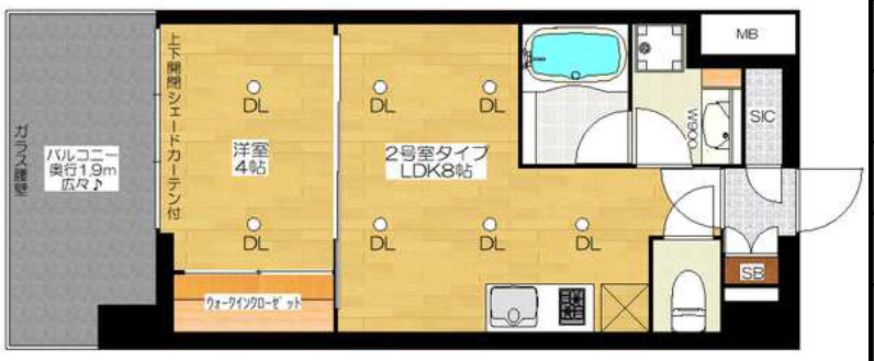 ブエナビスタ梅田ノースの間取り