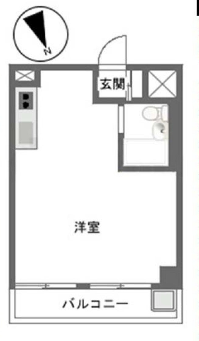 第22宮廷マンションの間取り