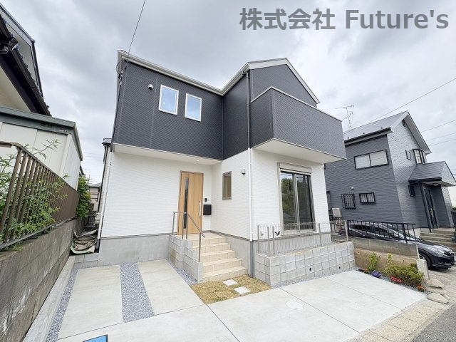流山市加2丁目　新築戸建　全1棟の外観|2025年5月築の新築戸建