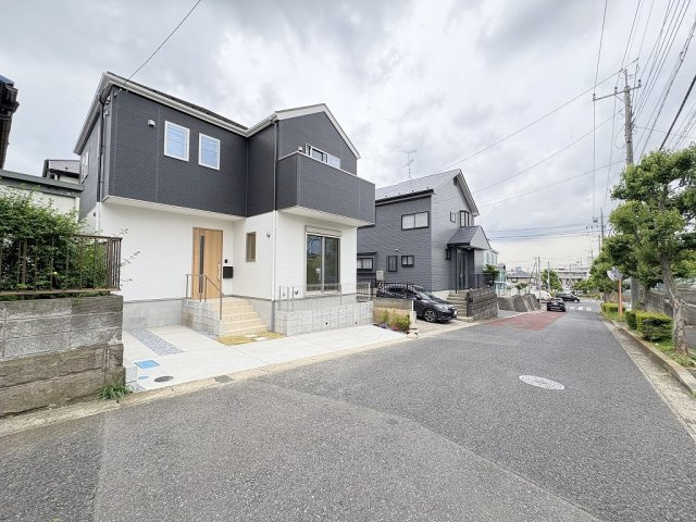 流山市加2丁目　新築戸建　全1棟の前面道路含む現地写真|前面道路含む現地写真です。