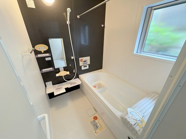 流山市加2丁目　新築戸建　全1棟の浴室|追焚・浴室乾燥機付きの快適な一坪バス