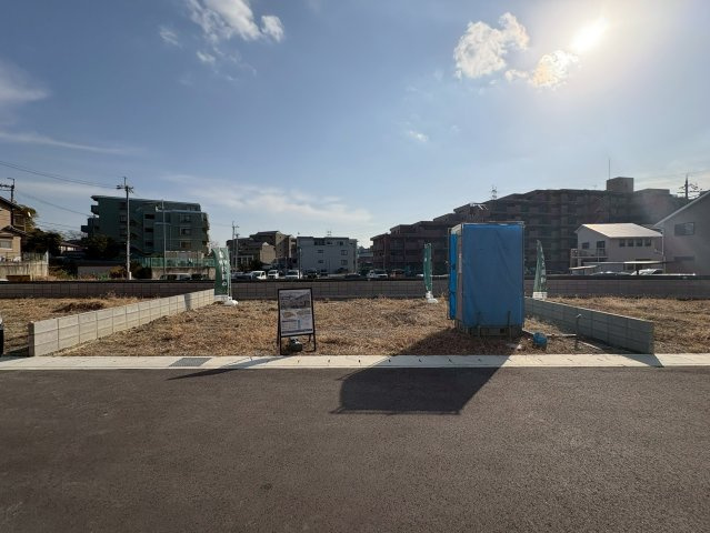【成約】京都市西京区大枝沓掛町の前面道路含む現地写真|区画整う住宅地です（令和8年1月撮影）