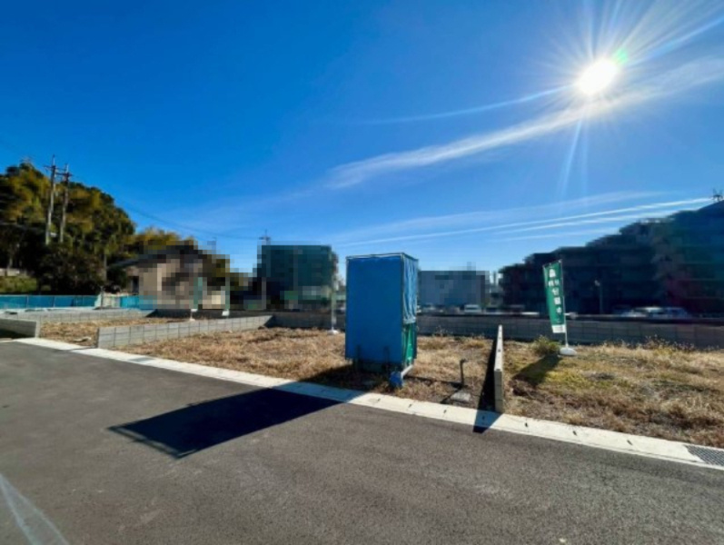 【商談中】京都市西京区大枝沓掛町の前面道路含む現地写真|現況：更地（令和8年1月撮影）