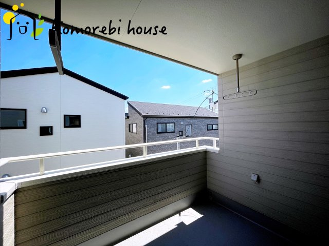 桶川市上日出谷南　2期　ピュアガーデン　戸建て　04のバルコニー|陽当たり良好なバルコニーです