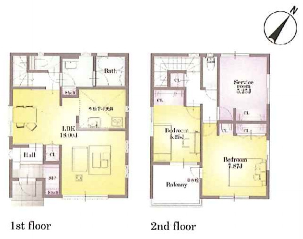 桶川市上日出谷南　2期　ピュアガーデン　戸建て　04の間取り|桶川市上日出谷南　2期　新築一戸建て　04、2SLDK、土地面積144.62ｍ2、建物面積109m2