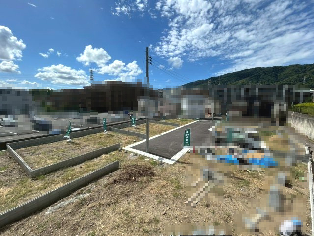 【成約済】京都市西京区大枝沓掛町の外観|開放的で広々とした大型分譲地です！