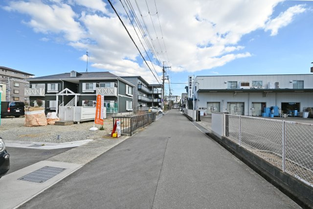 ハッピータウン伊丹瑞穂町6丁目建築条件付き土地の前面道路含む現地写真|現地南側前面道路