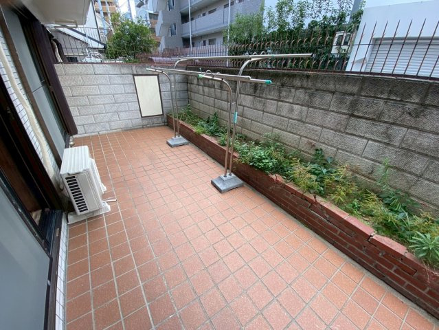 ハイム王子公園のバルコニー