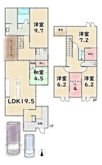 【間取り】 | 右京区梅津徳丸町