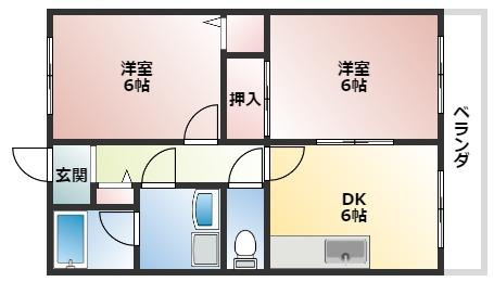 マンションエイトの間取り