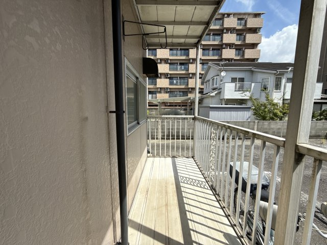 第二野里ハイツのバルコニー