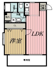 BAY SIDE COURT弐番館の間取り