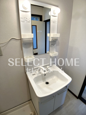 【独立洗面台】 | 池田ハイツ８８ | 独立洗面台で身支度をすべて済ませてしまいましょう