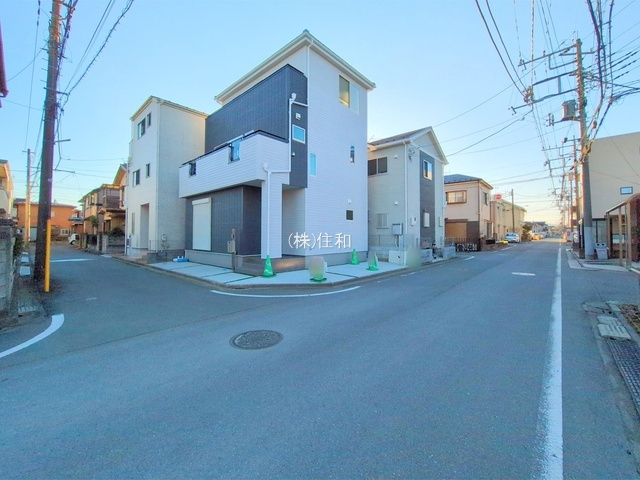 【新築分譲住宅】川越市氷川町R6-Aの前面道路含む現地写真