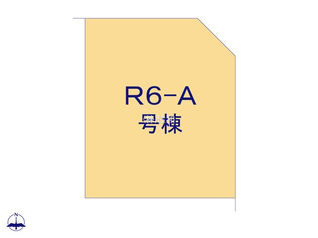 【新築分譲住宅】川越市氷川町R6-Aの区画図