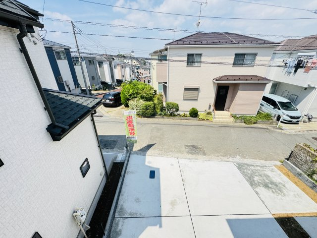 松戸市八ケ崎１丁目新築戸建（八ヶ崎１丁目Ⅲ）の展望|バルコニーより道路側眺望