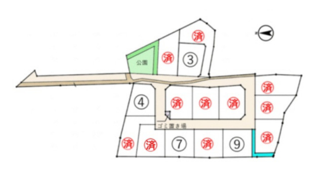 【区画図】 | CRASタウン城南町下宮地