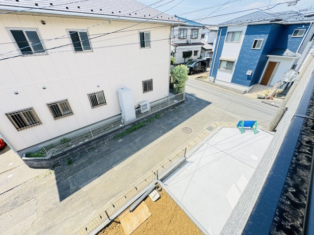 松戸市八ケ崎１丁目新築戸建（八ヶ崎１丁目Ⅲ）の展望|バルコニーより南側眺望・南道路で日当たり良好♪