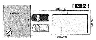 下溝　中古戸建の土地図