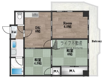 グロースコート新町の間取り