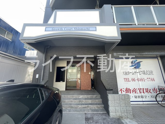 グロースコート新町のエントランス|清潔なエントランスです