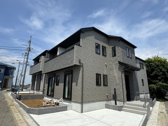 松戸市八ケ崎１丁目新築戸建（八ヶ崎１丁目Ⅲ）の外観|C号棟外観・完成済み内覧可能です！