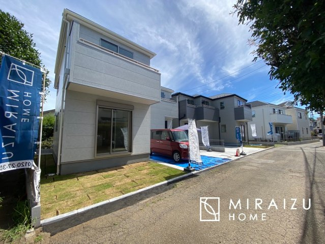 【外観】 | 陽の光をたっぷりと浴びながら気持ち良く生活が出来ます。夢のマイホーム、夢ではなく実現出来ます！見学・ご相談等、お気軽にご連絡下さい。