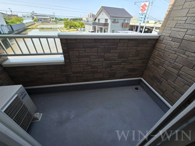 River side Bellのバルコニー