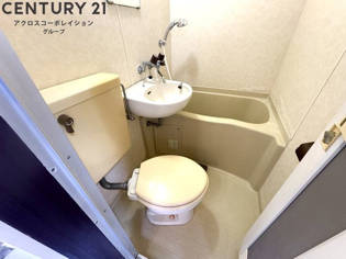 洗面台も近くにあって使いやすい！