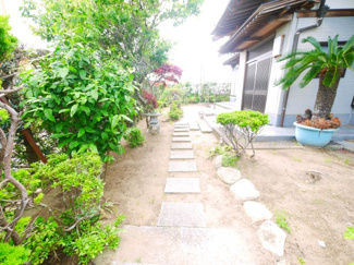 【庭】 | 山武郡横芝光町北清水　和風平家 | 平成16年6月築 2LDK和風平家スーパータイヨービックハウス徒歩約10分建物未登記 前面水道管あり