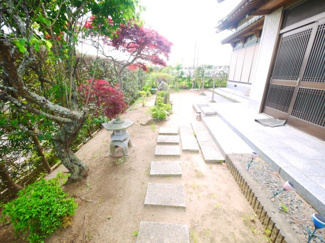 【庭】 | 山武郡横芝光町北清水　和風平家 | 平成16年6月築 2LDK和風平家スーパータイヨービックハウス徒歩約10分建物未登記 前面水道管あり