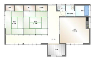 【間取り】 | 山武郡横芝光町北清水　和風平家 | 図面と現況に相違がある場合、現況を優先致します。