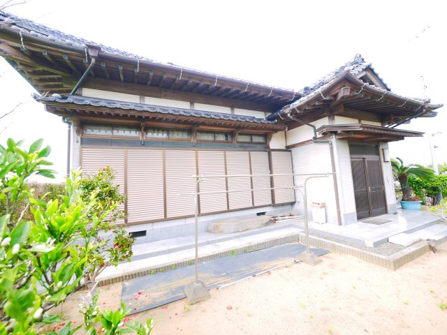 山武郡横芝光町北清水　和風平家の外観|平成16年6月築 2LDK和風平家スーパータイヨービックハウス徒歩約10分建物未登記 前面水道管あり