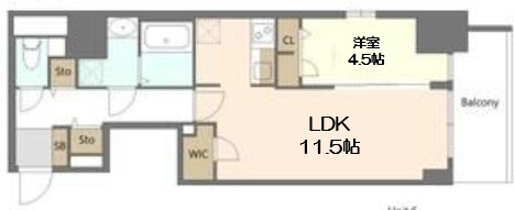 【間取り】 | S-RESIDENCE阿波座bouncy