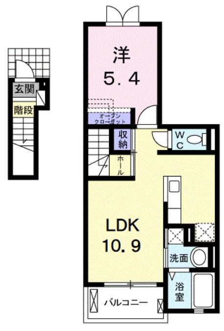 行合・Yukiaiの間取り