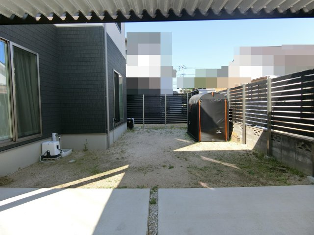 上後藤3丁目戸建（築浅オール電化太陽光付き）の庭