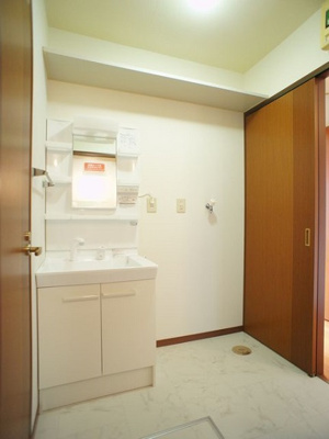 【独立洗面台】 | アマービリスＢ | 洗髪洗面化粧台と洗濯機置き場があります♪